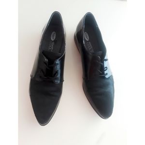 Patent Leather Pony Hair Memory Foam Oxfords